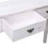 vidaXL Console Table Antique White 90x30x77 cm Wood - Image 6