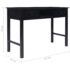vidaXL Writing Desk Black 110x45x76 cm Wood - Image 10