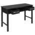 vidaXL Console Table Black 110x45x76 cm Wood - Image 2