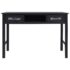 vidaXL Console Table Black 110x45x76 cm Wood - Image 5
