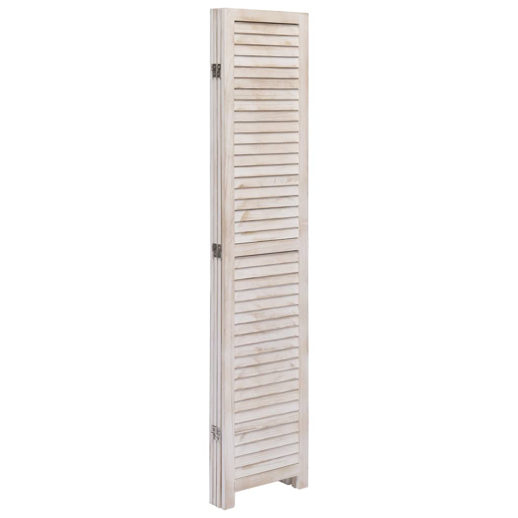 8719883669687_g_en_hd_3 vidaXL 4-Panel Room Divider White 140x165 cm Wood - Image 4