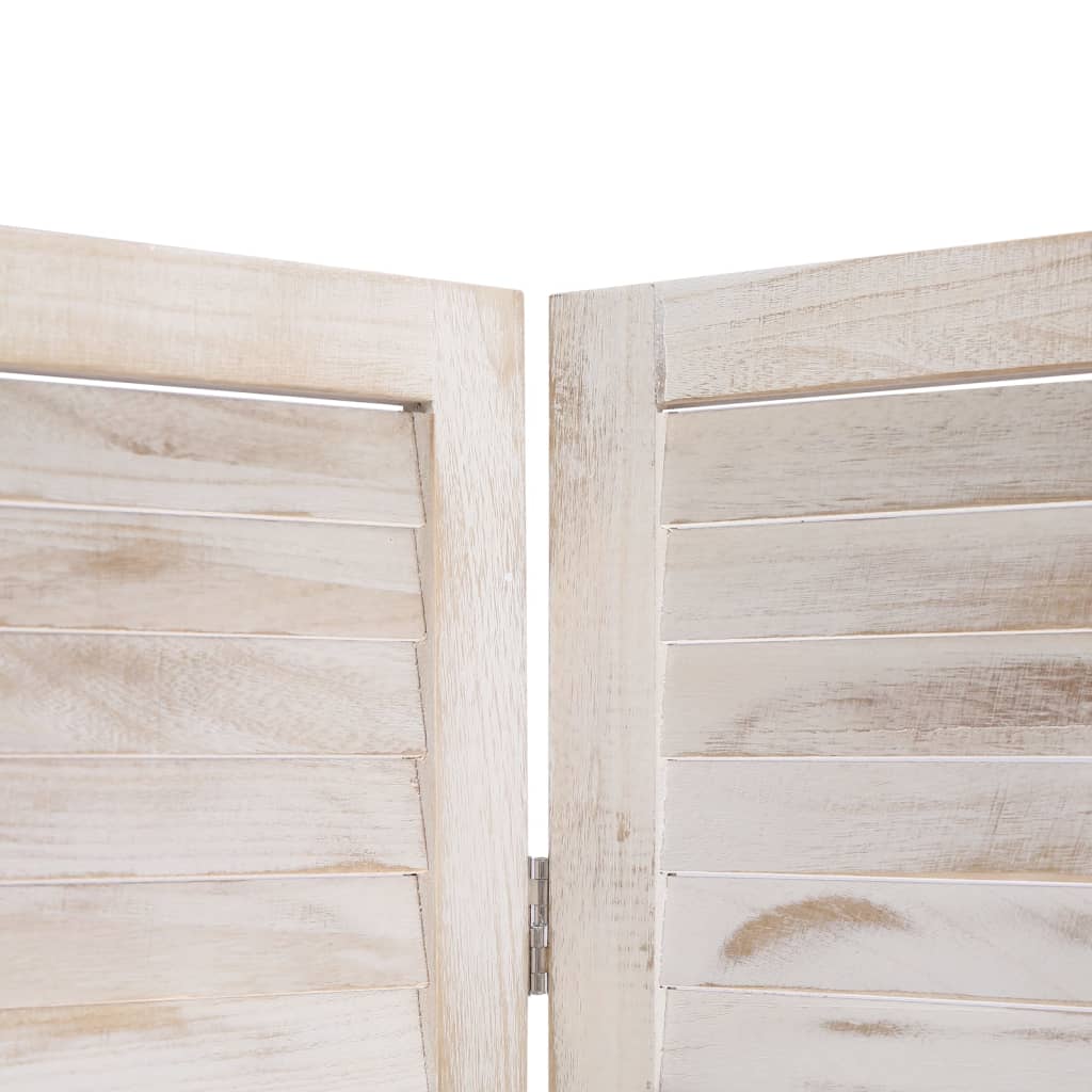 8719883669687_g_en_hd_4 vidaXL 4-Panel Room Divider White 140x165 cm Wood - Image 5