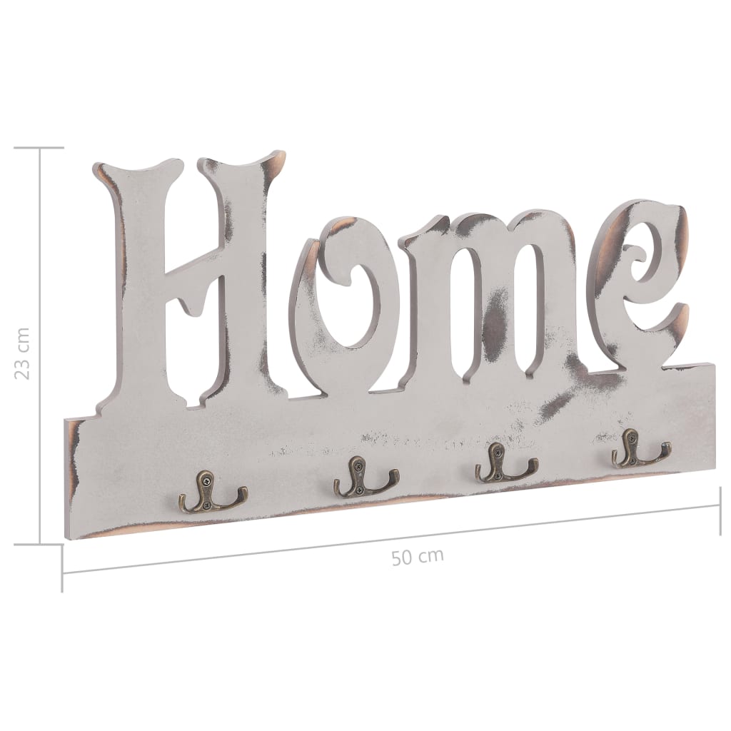 8719883670119_g_en_hd_5 vidaXL Wall Mounted Coat Rack HOME 50x23 cm - Image 6