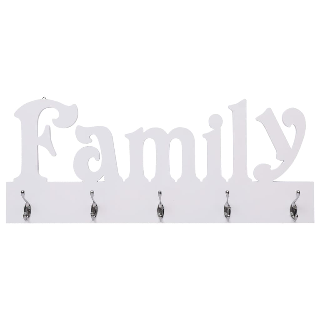 8719883670133_g_en_hd_1 vidaXL Wall Mounted Coat Rack FAMILY 74x29.5 cm - Image 2