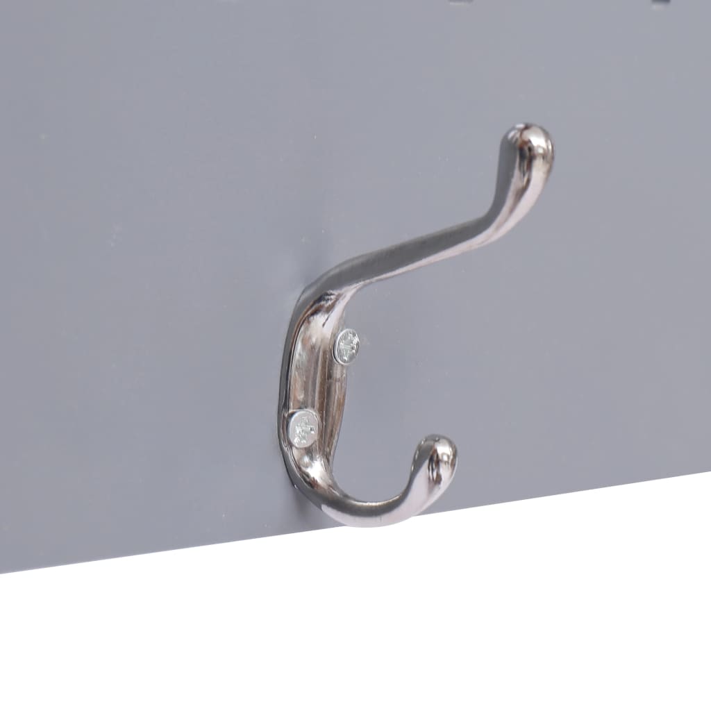 8719883670140_g_en_hd_3 vidaXL Wall Mounted Coat Rack FAMILY Grey 74x29.5 cm - Image 4