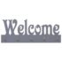 vidaXL Wall Mounted Coat Rack WELCOME Grey 74x29.5 cm - Image 2