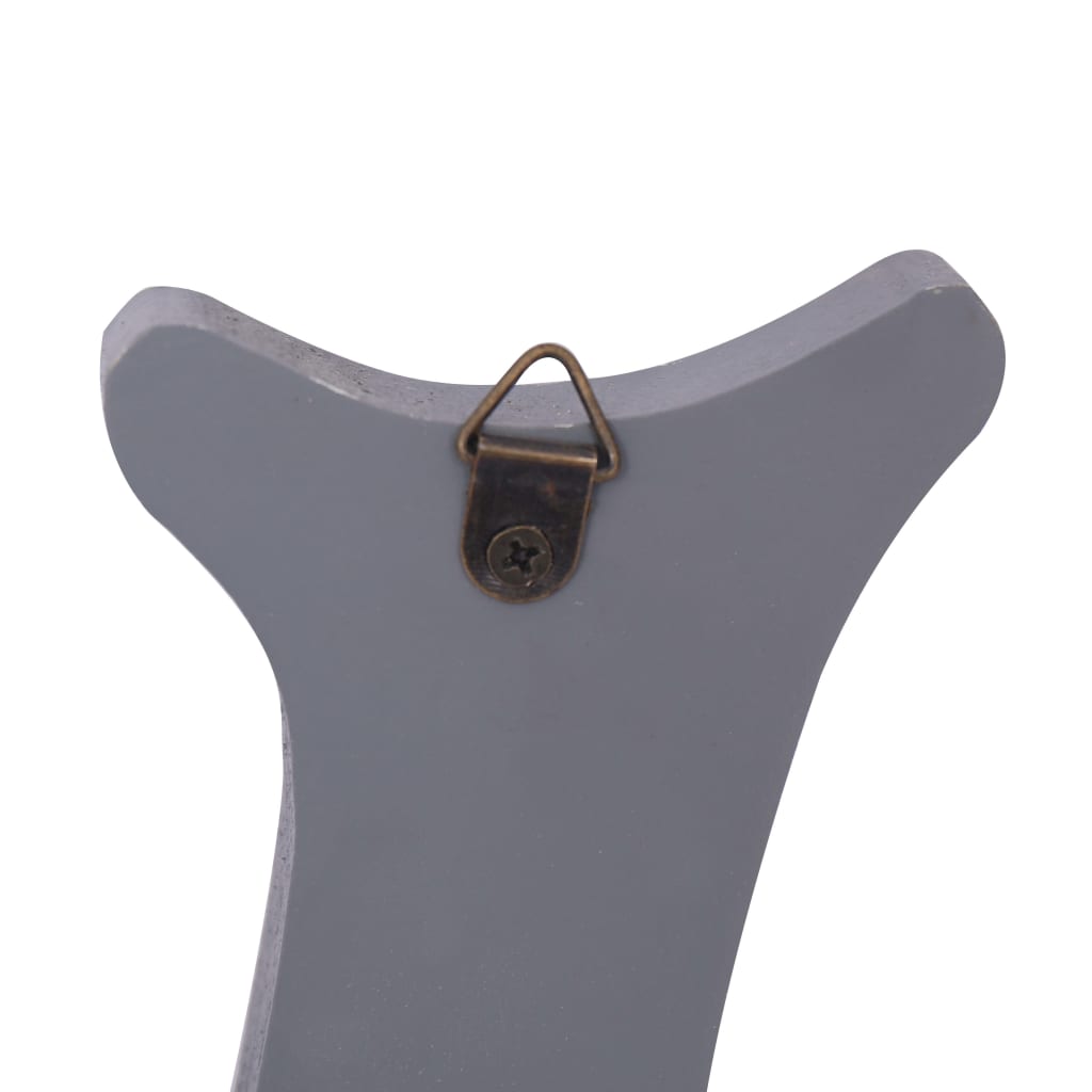 8719883670164_g_en_hd_4 vidaXL Wall Mounted Coat Rack WELCOME Grey 74x29.5 cm - Image 5