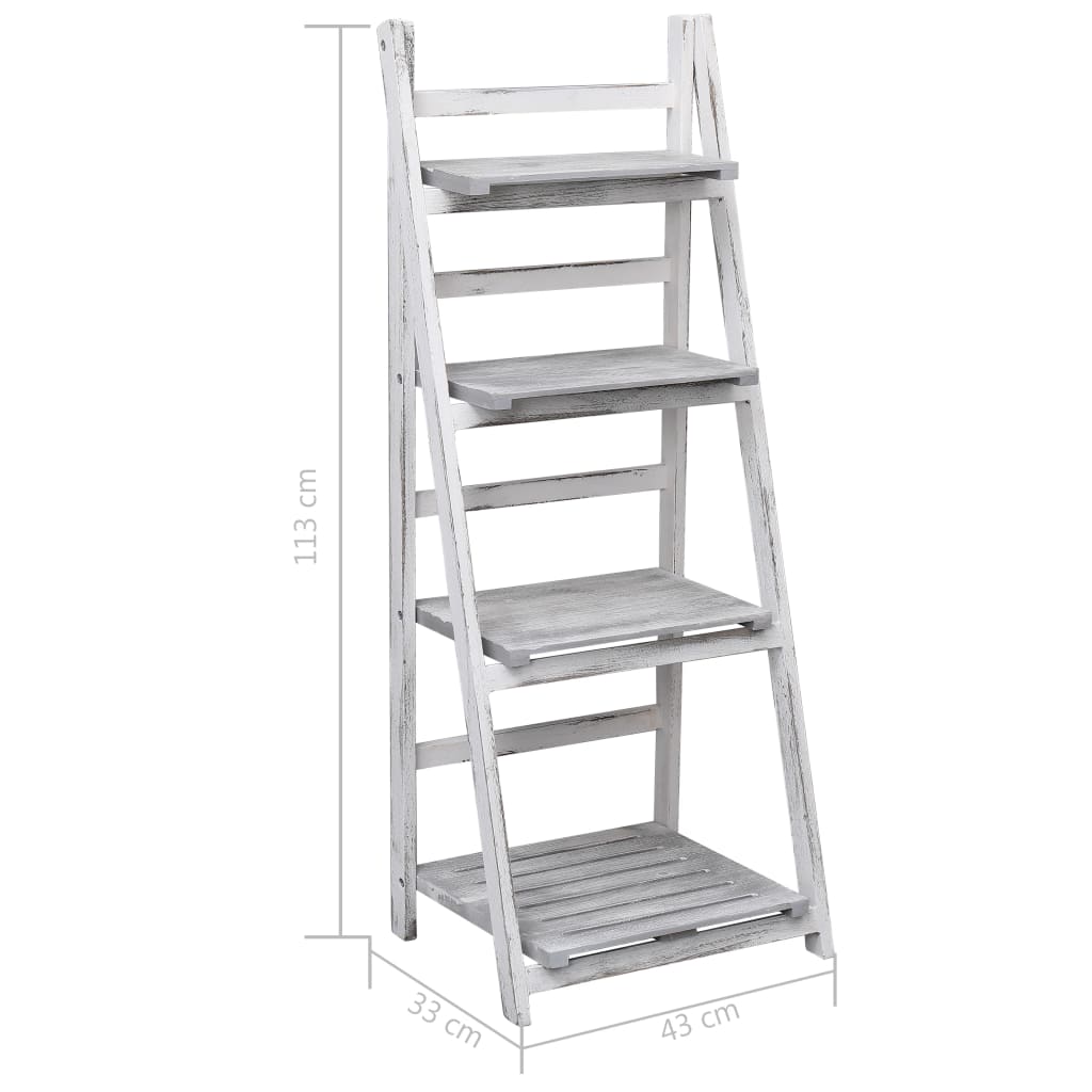 8719883670218_g_en_hd_6 vidaXL 4-Tier Plant Stand Grey 43x33x113 cm Wood - Image 7