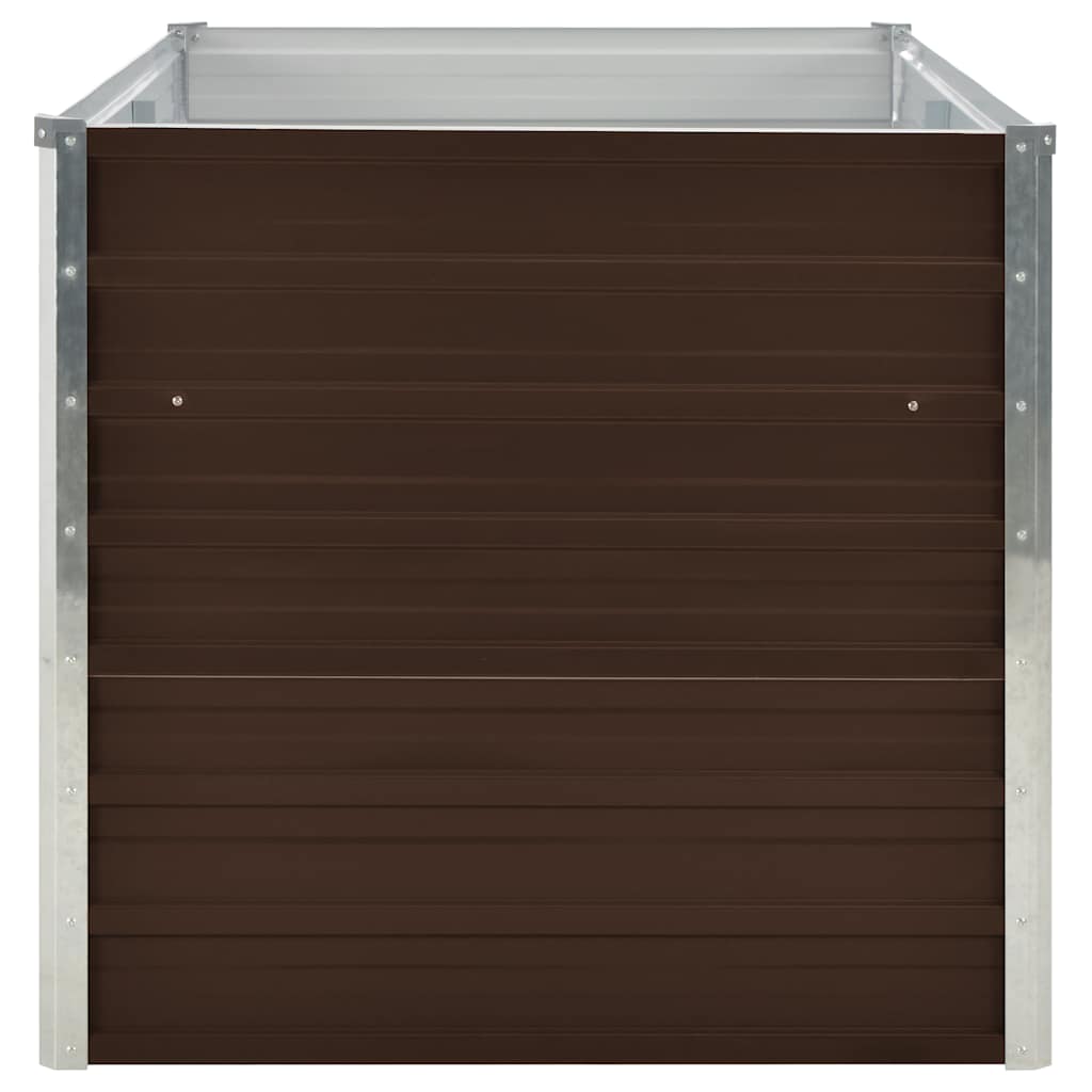 8719883670690_g_en_hd_3 vidaXL Raised Garden Bed Brown 160x80x77 cm Galvanised Steel - Image 5