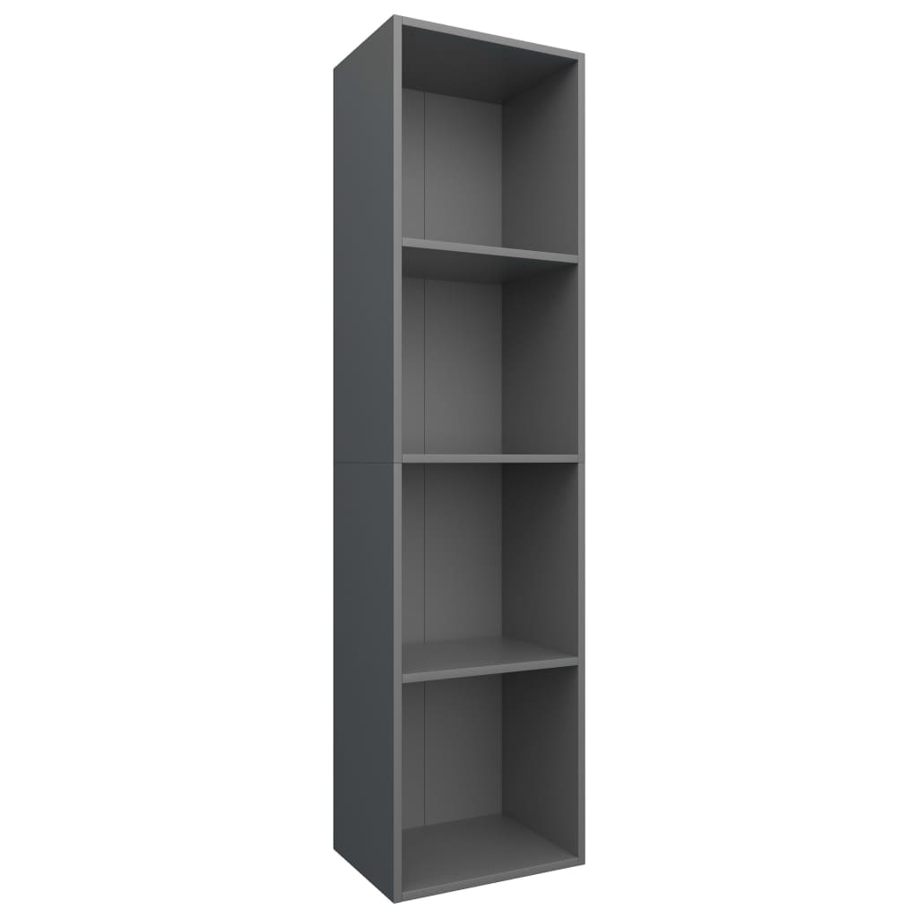 8719883673073_a_en_hd_1 vidaXL Book Cabinet/TV Cabinet Grey 36x30x143 cm Engineered Wood - Image 2