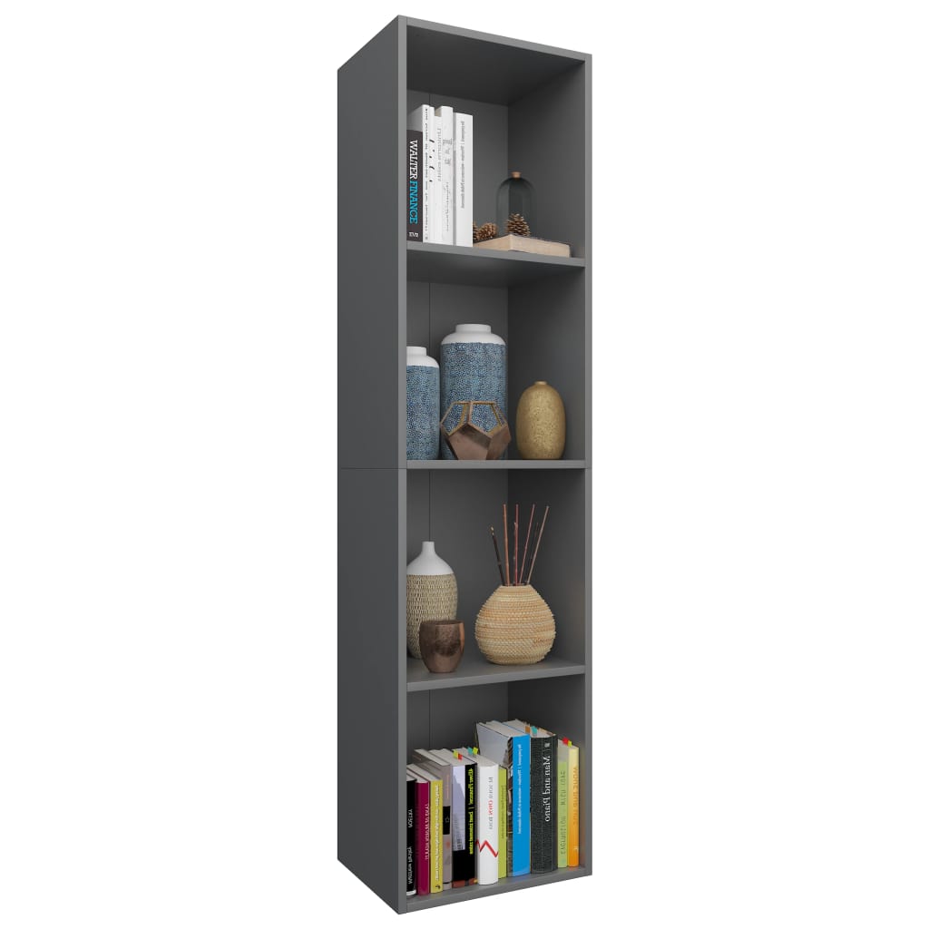 8719883673073_g_en_hd_1 vidaXL Book Cabinet/TV Cabinet Grey 36x30x143 cm Engineered Wood - Image 4