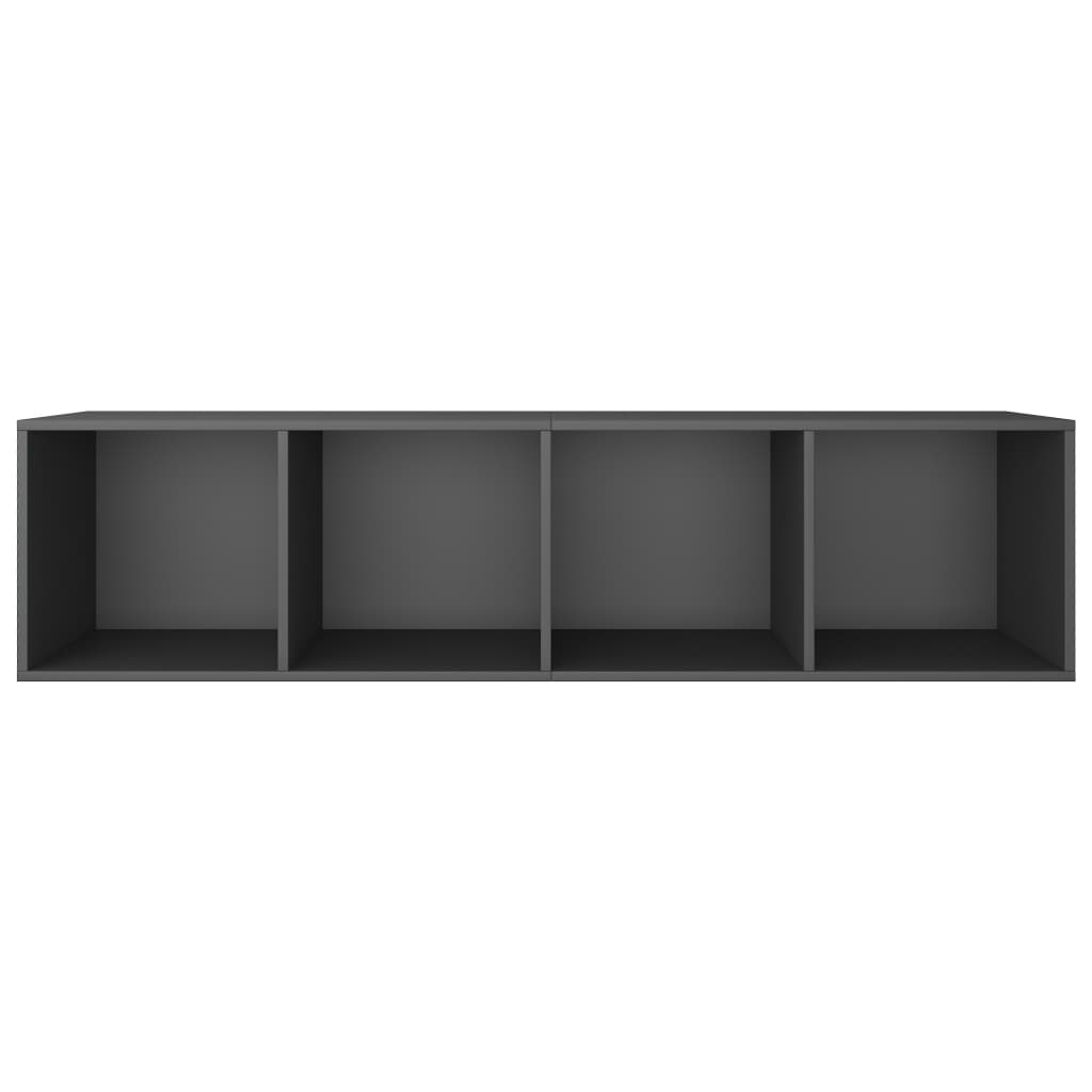 8719883673073_g_en_hd_7 vidaXL Book Cabinet/TV Cabinet Grey 36x30x143 cm Engineered Wood - Image 10
