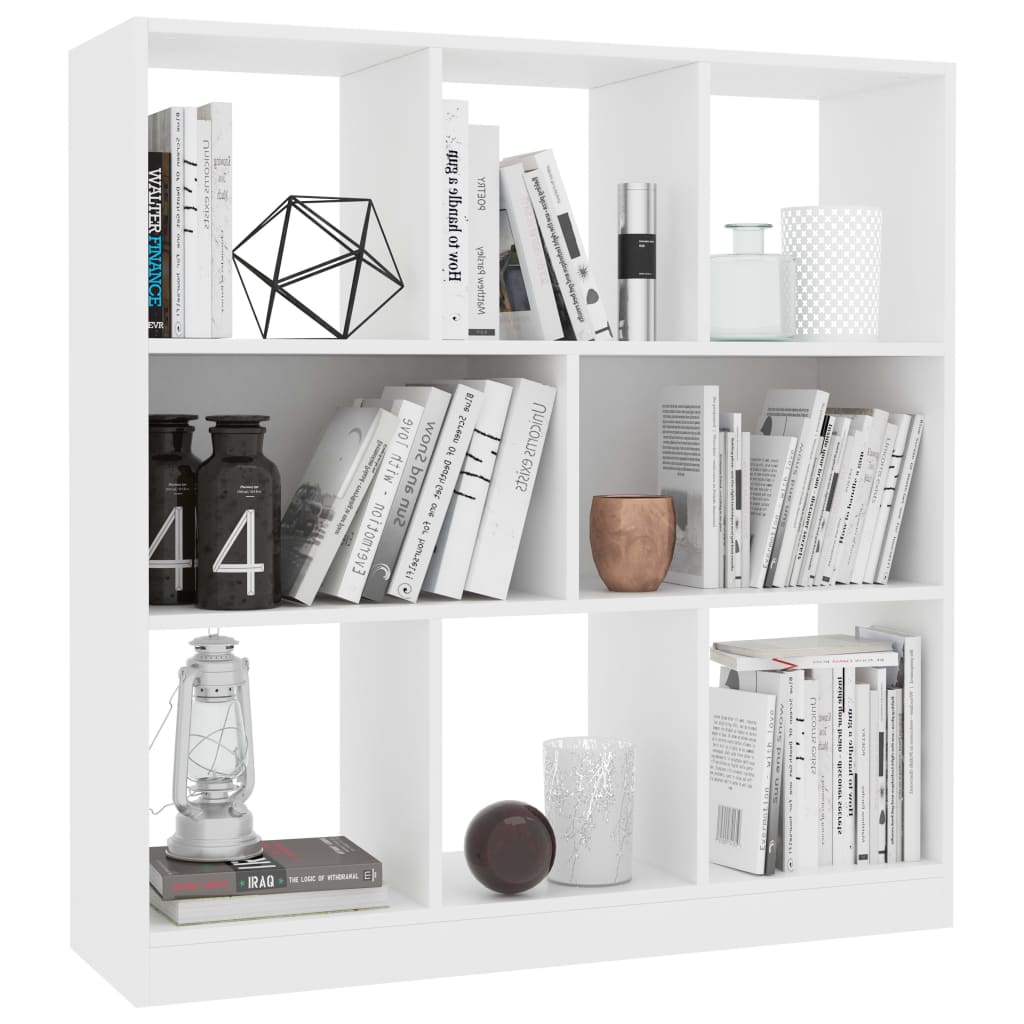 8719883673325_g_en_hd_1 vidaXL Book Cabinet White 97.5x29.5x100 cm Engineered Wood - Image 4