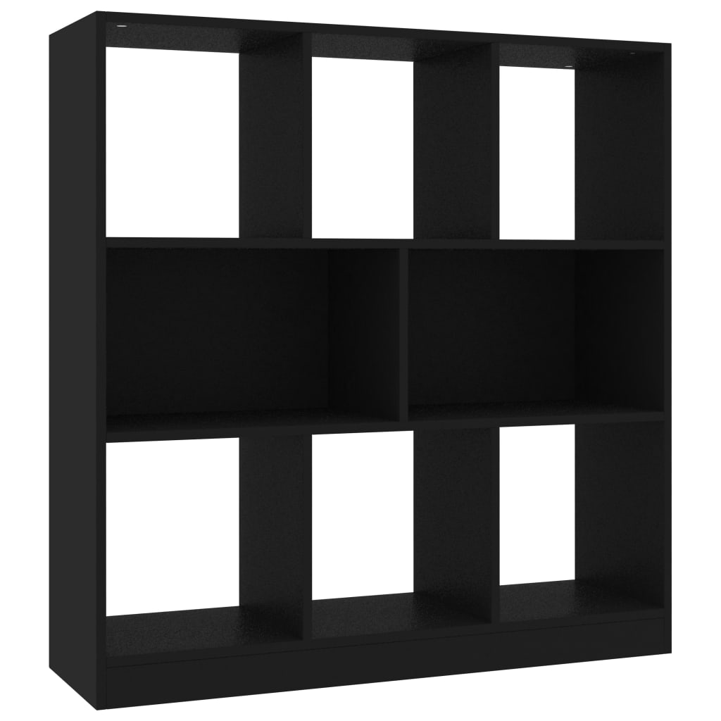 8719883673332_a_en_hd_1 vidaXL Book Cabinet Black 97.5x29.5x100 cm Engineered Wood - Image 2