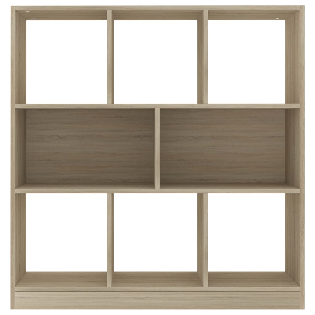8719883673356_g_en_hd_2 vidaXL Book Cabinet Sonoma Oak 97.5x29.5x100 cm Engineered Wood - Image 5