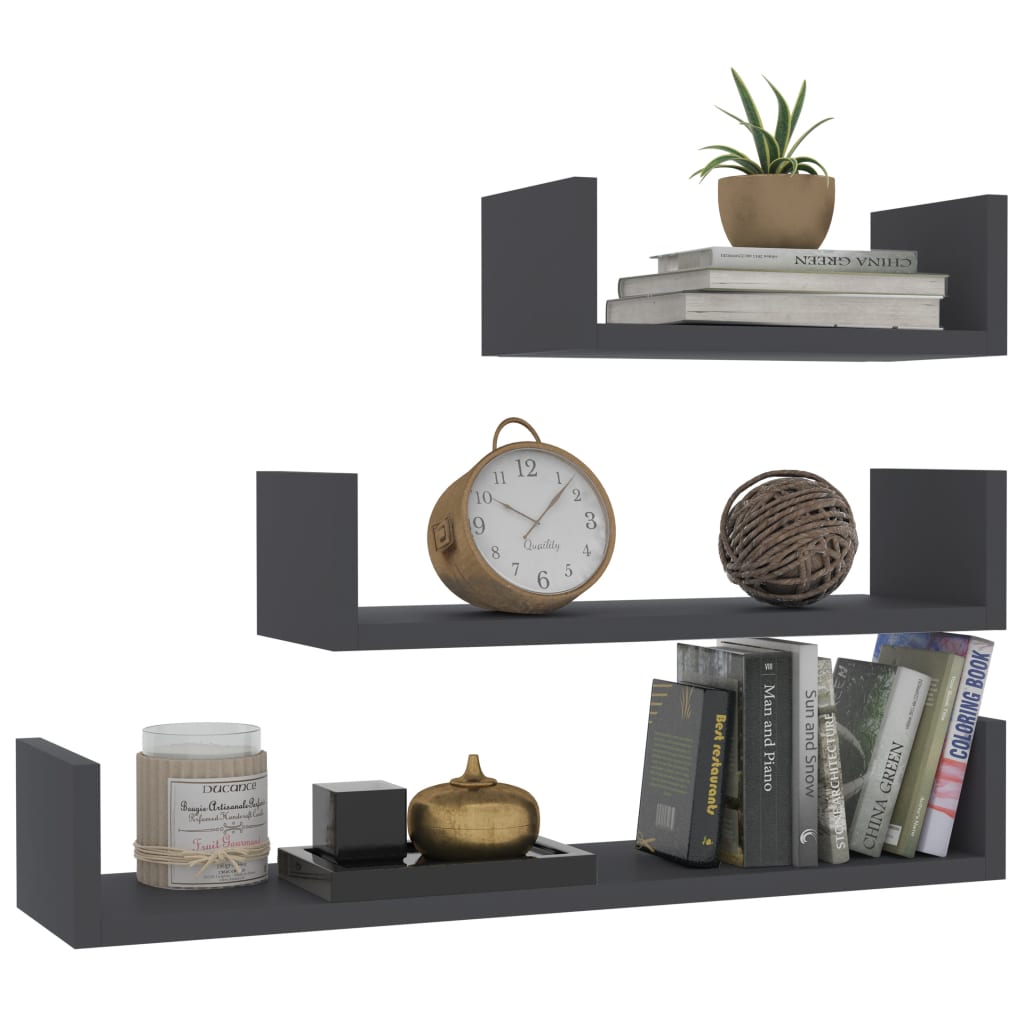 8719883673615_g_en_hd_1 vidaXL Wall Display Shelf 3 pcs Grey Engineered Wood - Image 3