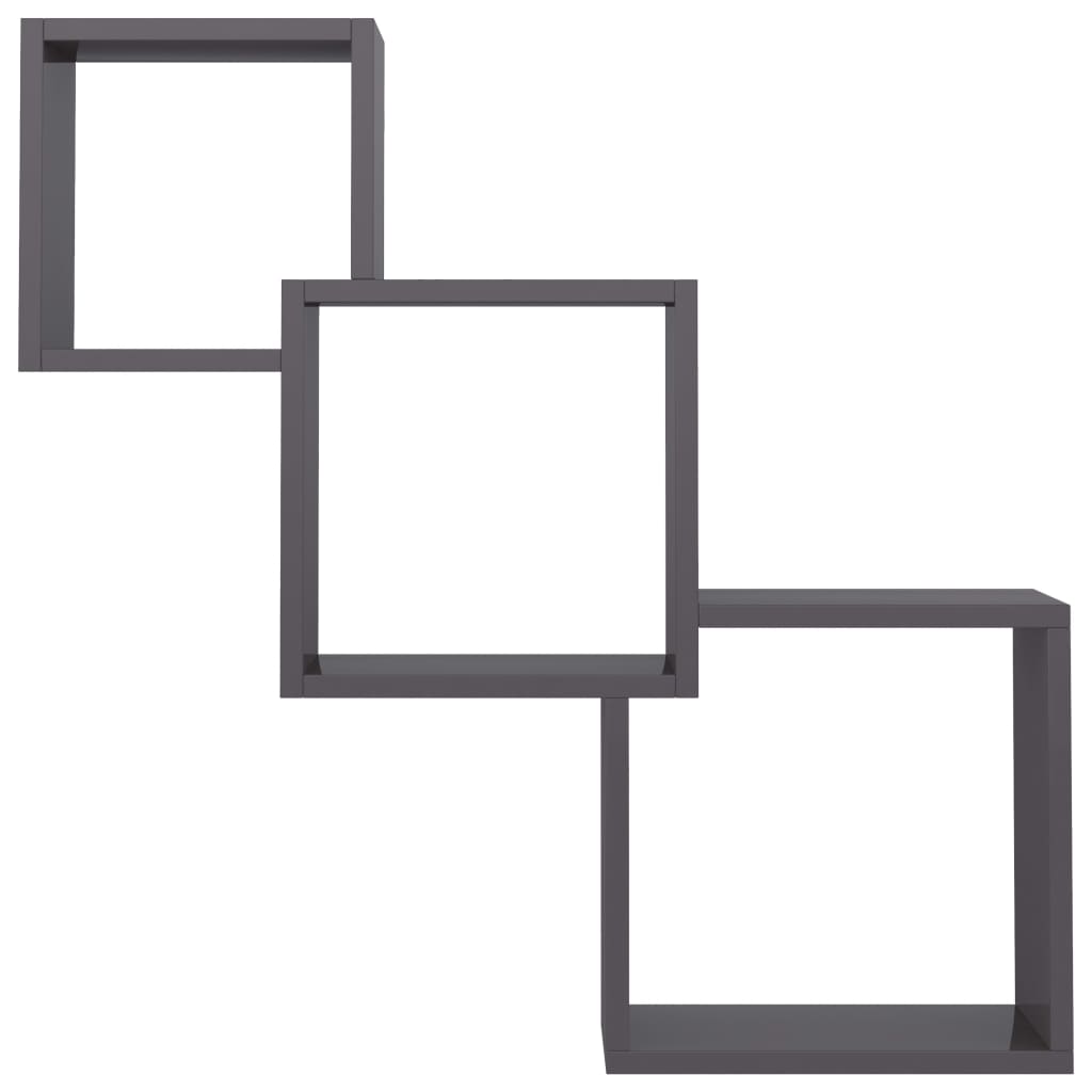 8719883674391_g_en_hd_2 vidaXL Cube Wall Shelves High Gloss Grey 68x15x68 cm Engineered Wood - Image 4
