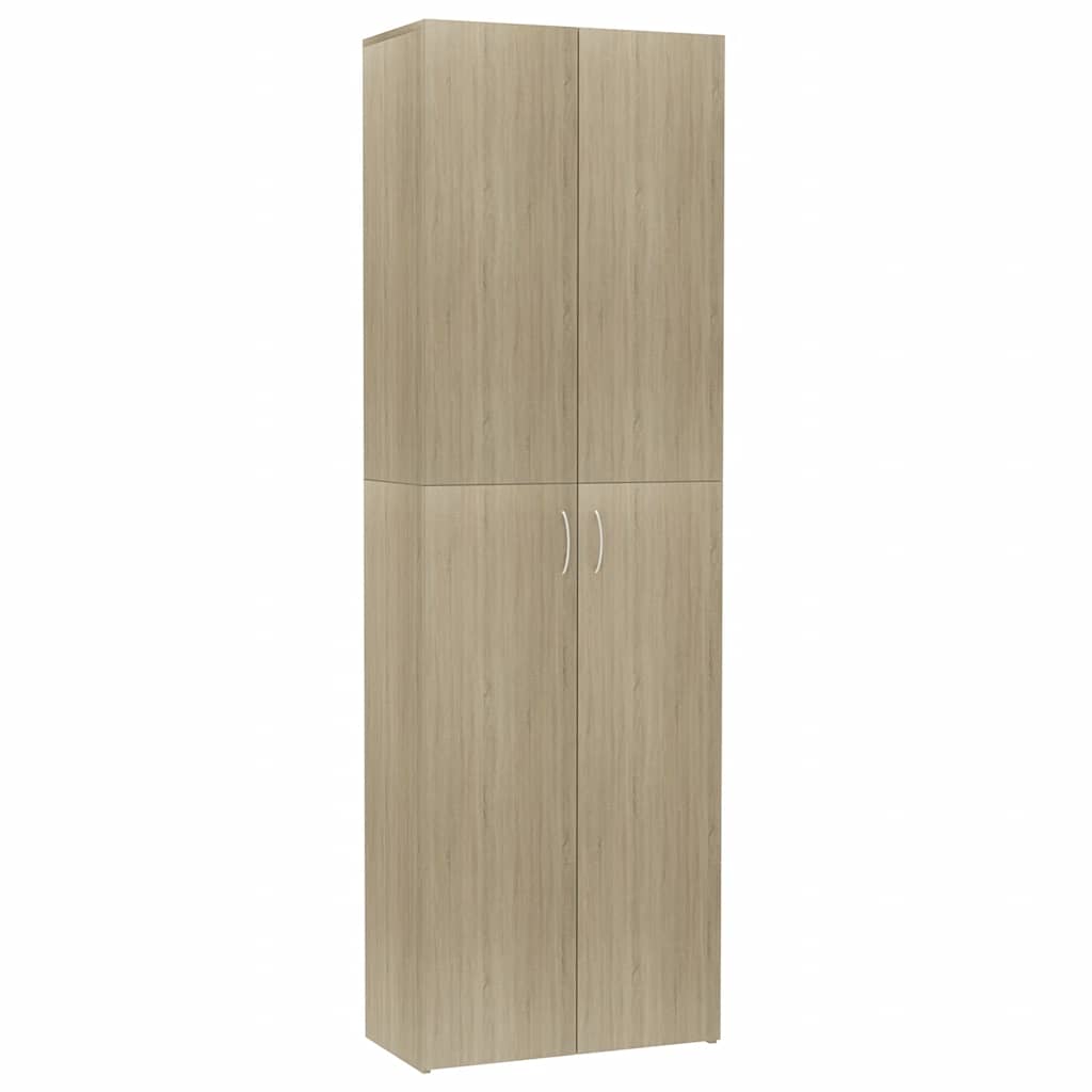 8719883674612_a_en_hd_1 vidaXL Office Cabinet Sonoma Oak 60x32x190 cm Engineered Wood - Image 2