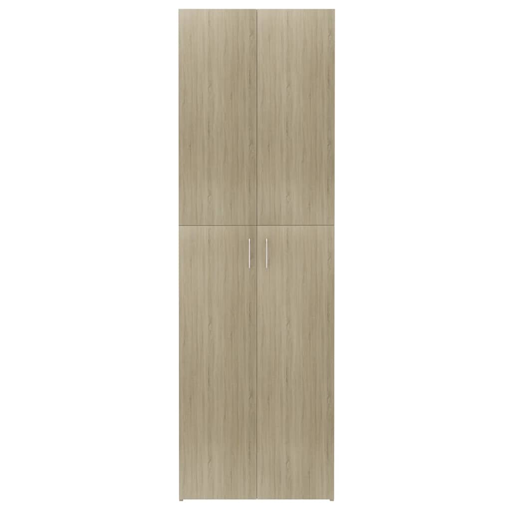 8719883674612_g_en_hd_3 vidaXL Office Cabinet Sonoma Oak 60x32x190 cm Engineered Wood - Image 6