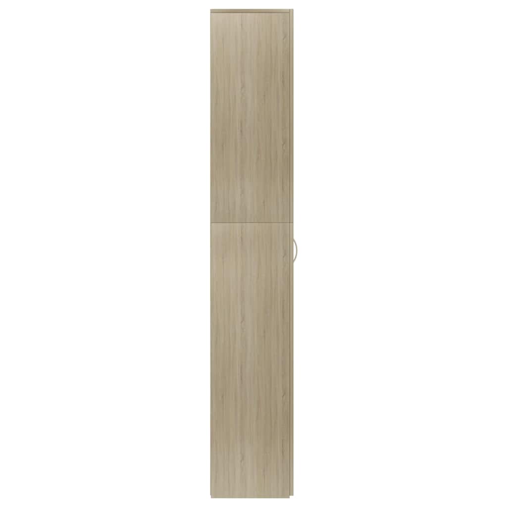 8719883674612_g_en_hd_4 vidaXL Office Cabinet Sonoma Oak 60x32x190 cm Engineered Wood - Image 7