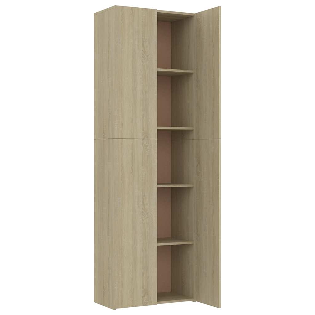 8719883674612_g_en_hd_5 vidaXL Office Cabinet Sonoma Oak 60x32x190 cm Engineered Wood - Image 8