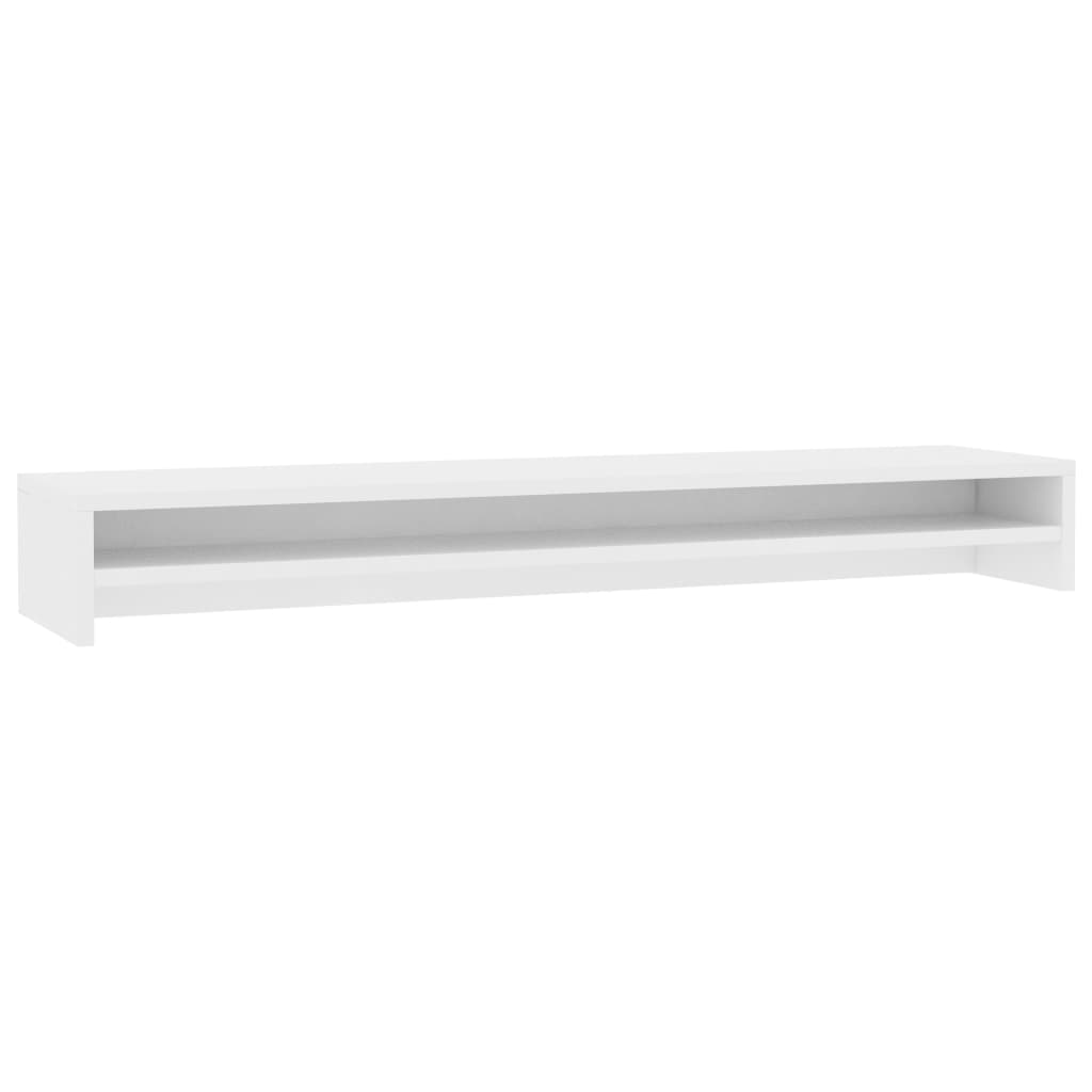8719883674940_a_en_hd_1 vidaXL Monitor Stand White 100x24x13 cm Engineered Wood - Image 2