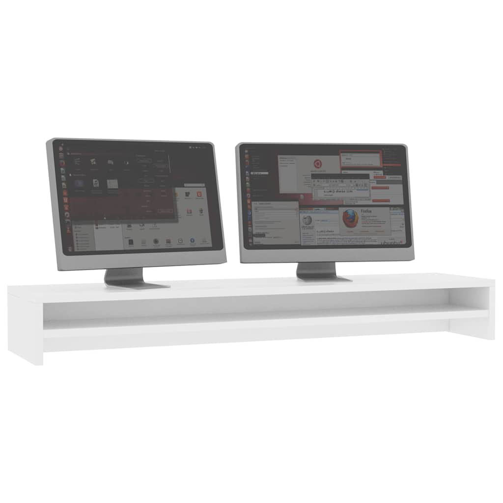 8719883674940_g_en_hd_1 vidaXL Monitor Stand White 100x24x13 cm Engineered Wood - Image 3
