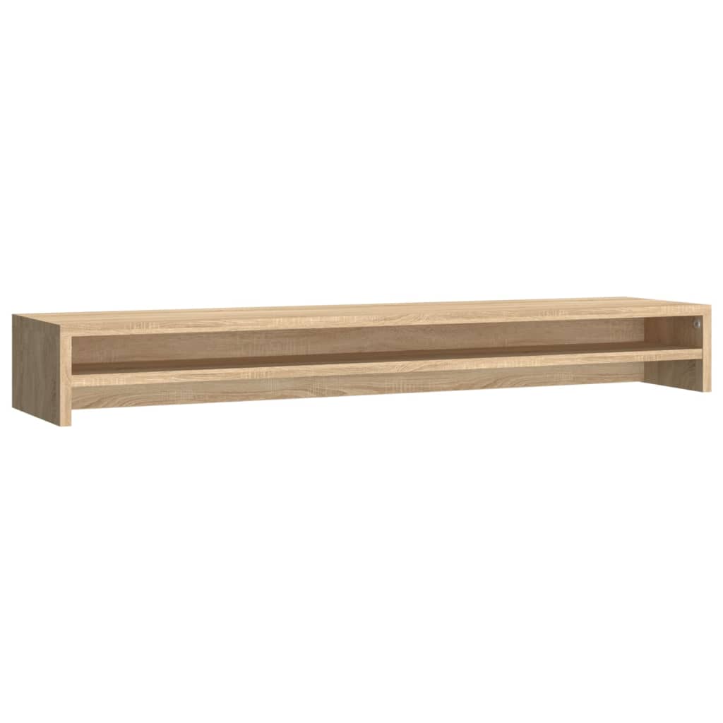 8719883674971_a_en_hd_1 vidaXL Monitor Stand Sonoma Oak 100x24x13 cm Engineered Wood - Image 2