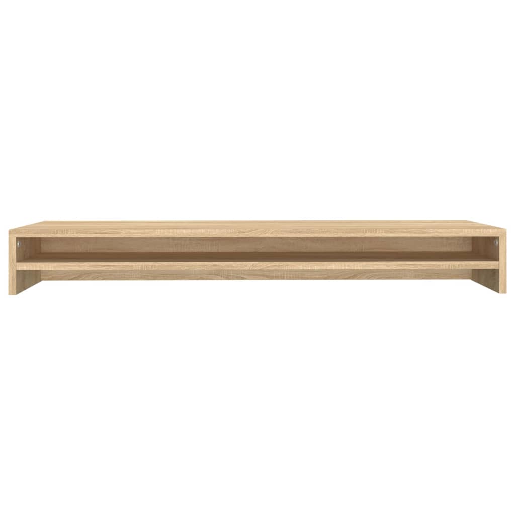8719883674971_g_en_hd_2 vidaXL Monitor Stand Sonoma Oak 100x24x13 cm Engineered Wood - Image 4