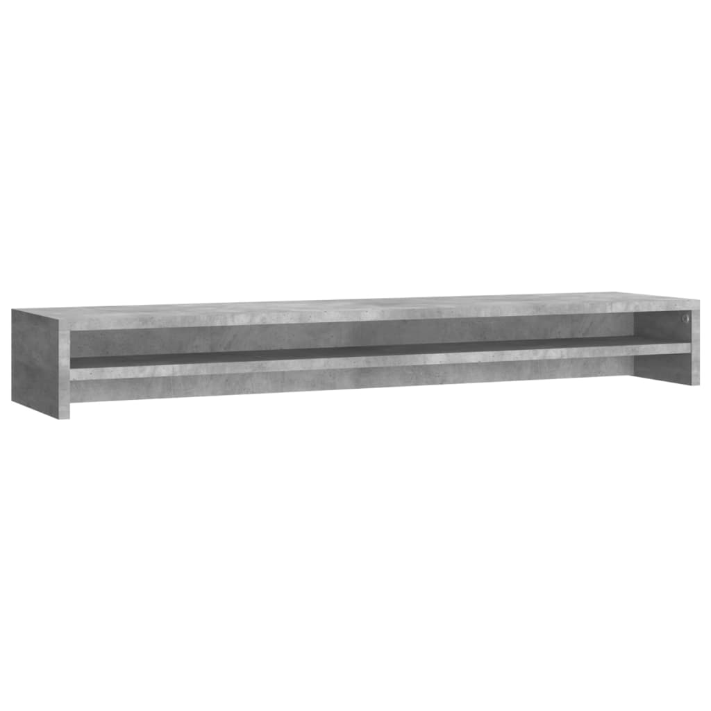 8719883674988_a_en_hd_1 vidaXL Monitor Stand Concrete Grey 100x24x13 cm Engineered Wood - Image 2