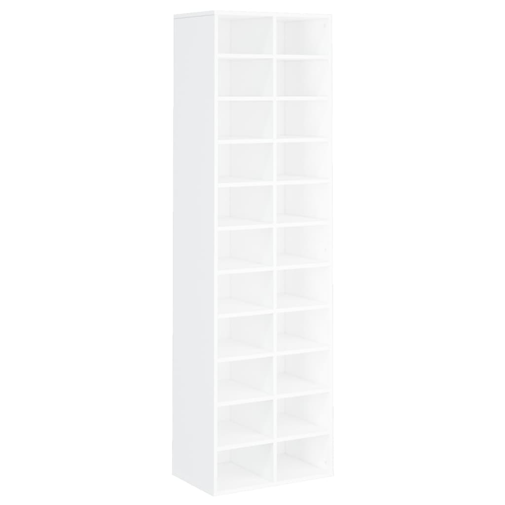 8719883675305_a_en_hd_1 vidaXL Shoe Cabinet White 54x34x183 cm Engineered Wood - Image 2