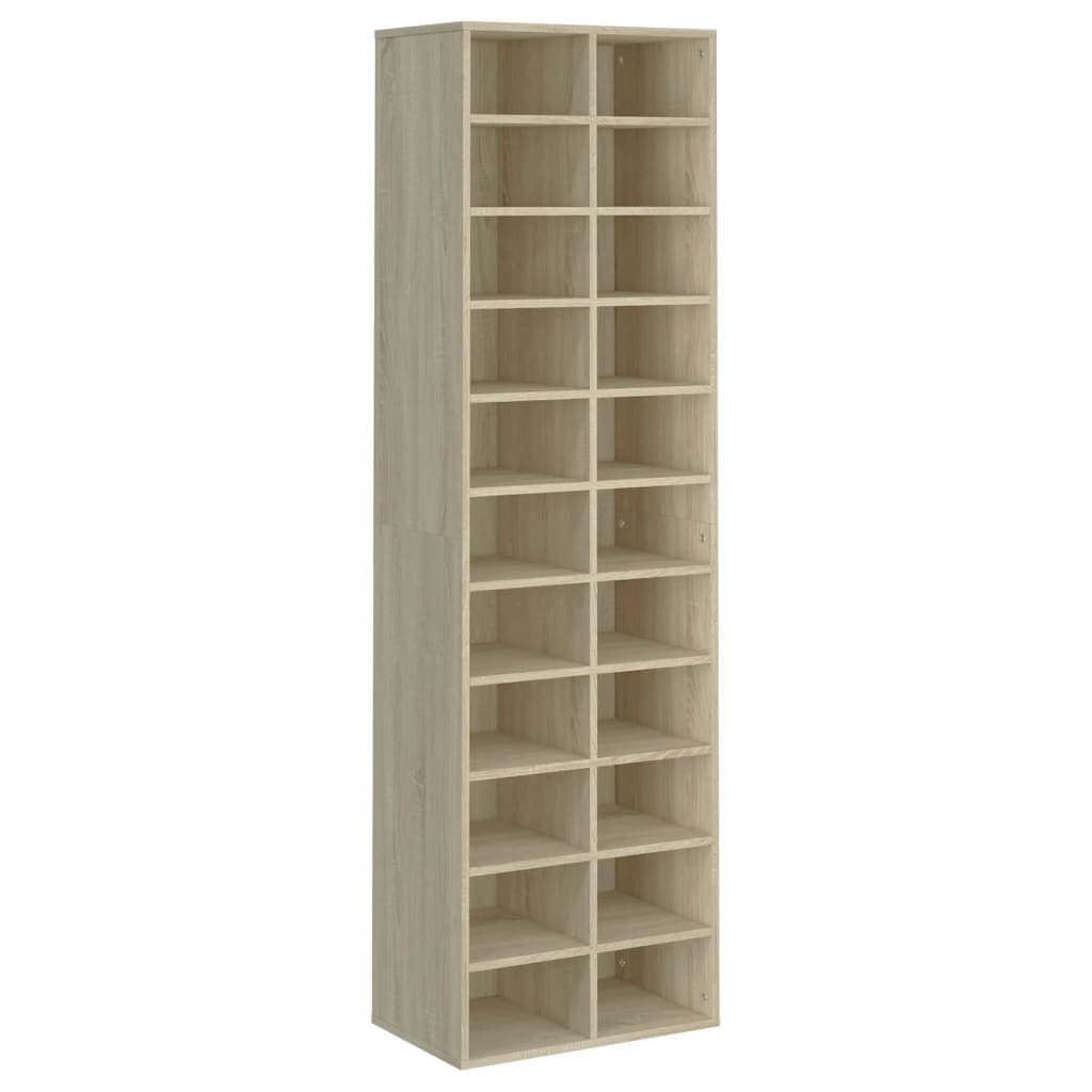 8719883675336_a_en_hd_1 vidaXL Shoe Cabinet Sonoma Oak 54x34x183 cm Engineered Wood - Image 2
