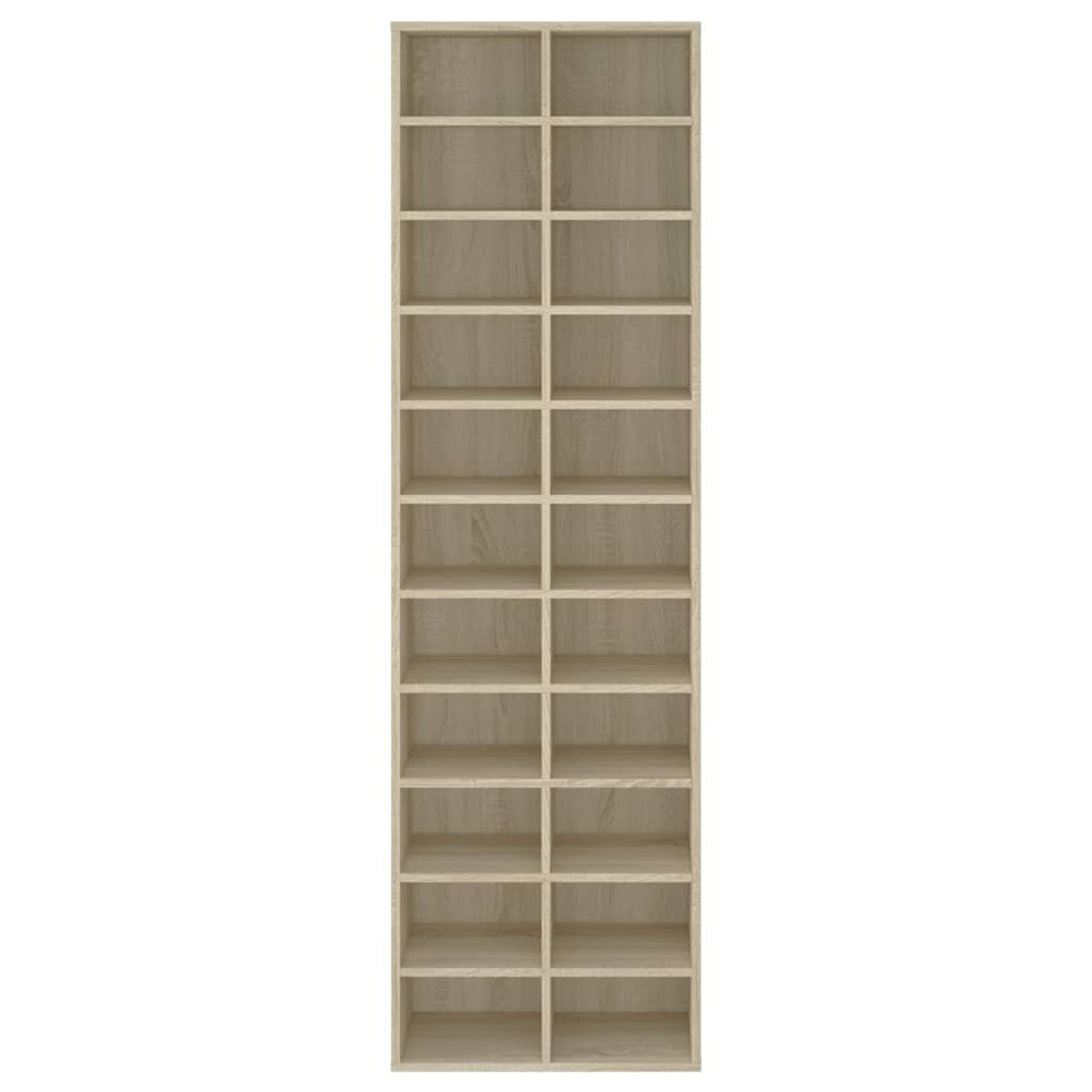 8719883675336_g_en_hd_2 vidaXL Shoe Cabinet Sonoma Oak 54x34x183 cm Engineered Wood - Image 5