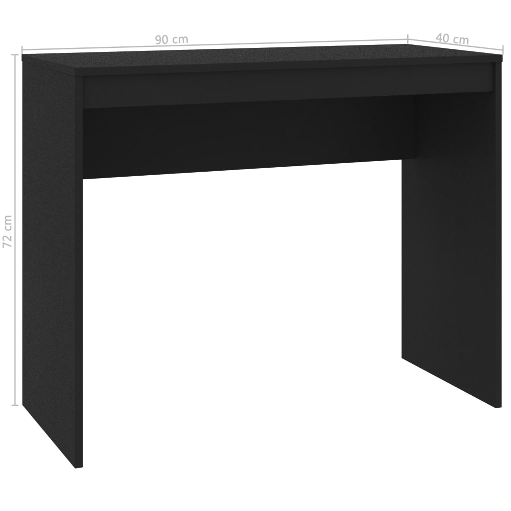 8719883675404_a_en_hd_1 vidaXL Desk Black 90x40x72 cm Engineered Wood - Image 2