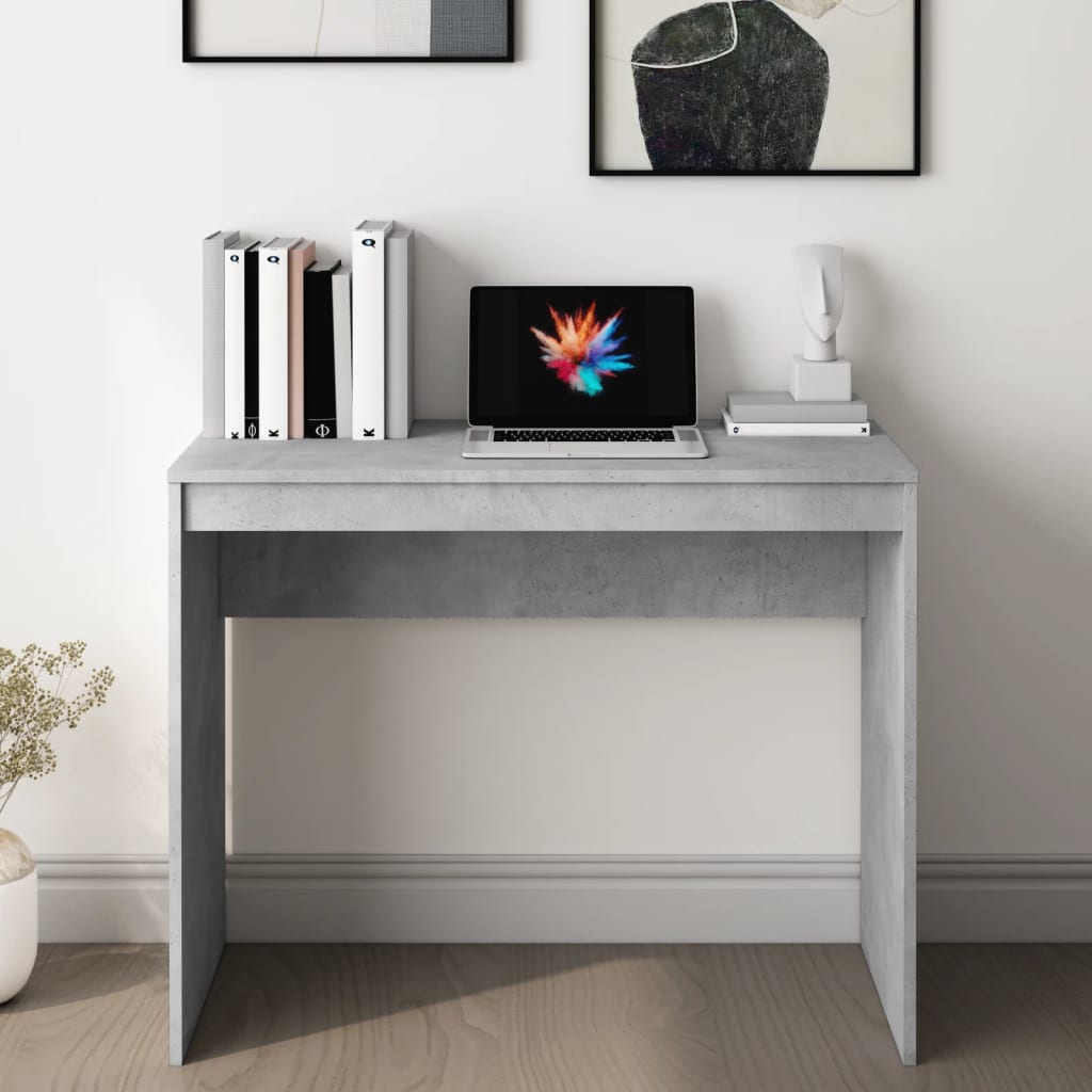 8719883675435_g_en_hd_1 vidaXL Desk Concrete Grey 90x40x72 cm Engineered Wood - Image 4
