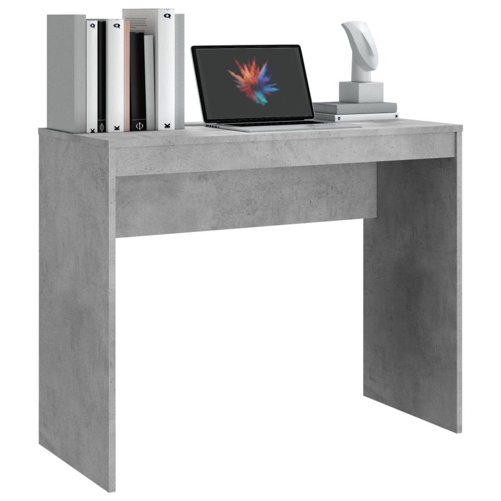 8719883675435_g_en_hd_2 vidaXL Desk Concrete Grey 90x40x72 cm Engineered Wood - Image 5