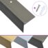 vidaXL F-shape Stair Nosings 15 pcs Aluminium 100 cm Brown - Image 3