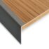 vidaXL F-shape Stair Nosings 15 pcs Aluminium 100 cm Brown - Image 4