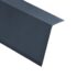 vidaXL L-shape Roof Edge Plates 5 pcs Aluminium Anthracite 170cm - Image 3