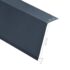 vidaXL L-shape Roof Edge Plates 5 pcs Aluminium Anthracite 170cm - Image 4