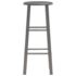 vidaXL Bar Stools 2 pcs Anthracite MDF - Image 3