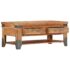 vidaXL Coffee Table 110x52x45 cm Solid Wood Acacia - Image 4