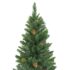 vidaXL Artificial Christmas Tree with Pine Cones Green 210 cm - Image 3