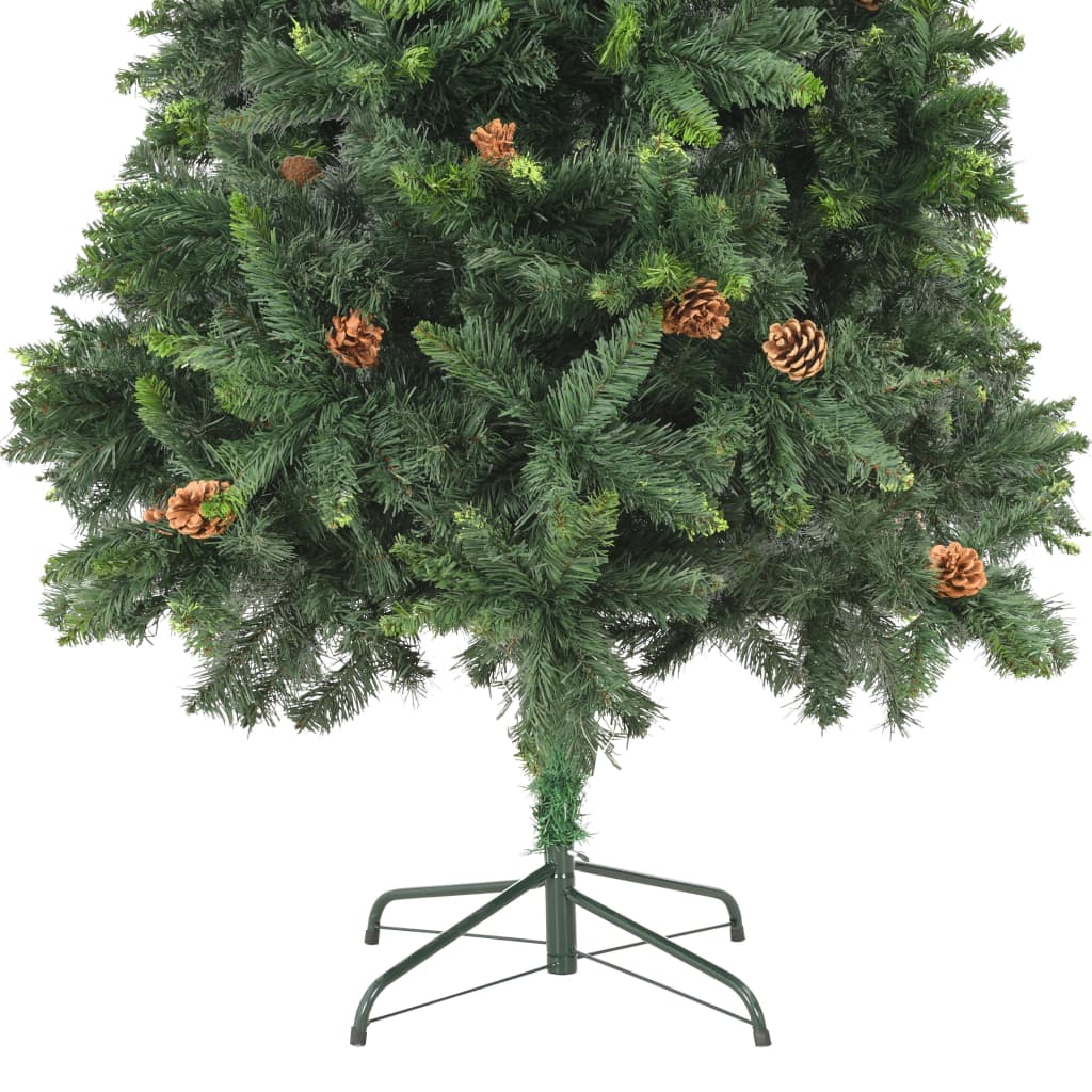 8719883680620_g_en_hd_6 vidaXL Artificial Christmas Tree with Pine Cones Green 210 cm - Image 7