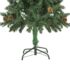 vidaXL Artificial Christmas Tree with Pine Cones and White Glitter 150 cm - Image 6