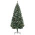 vidaXL Artificial Christmas Tree with Pine Cones and White Glitter 180 cm - Image 2