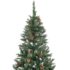 vidaXL Artificial Christmas Tree with Pine Cones and White Glitter 180 cm - Image 3