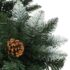 vidaXL Artificial Christmas Tree with Pine Cones and White Glitter 180 cm - Image 4