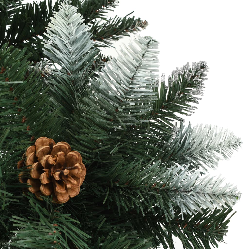8719883680644_g_en_hd_3 vidaXL Artificial Christmas Tree with Pine Cones and White Glitter 180 cm - Image 4