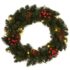 vidaXL Christmas Wreaths 2 pcs with Decoration Green 45 cm - Image 2